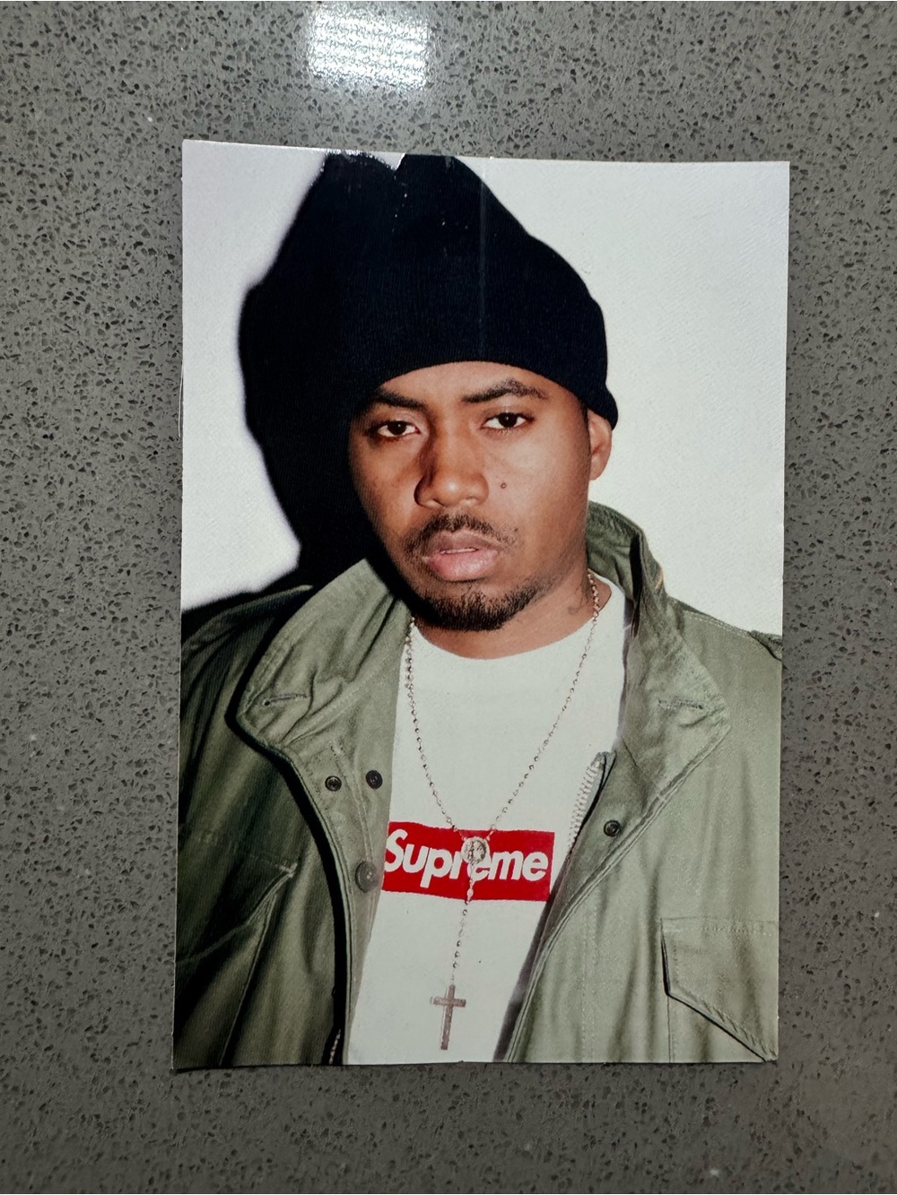 Supreme “Nasty Nas” Sticker FW17